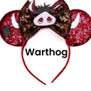 Warthog Character Ears Headband Mouse Ears Dress Up Character Ears