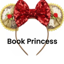 Book Princess Character Ears Headband Mouse Ears Dress Up Character Ears