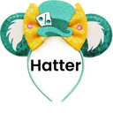 Hatter Character Ears Headband Mouse Ears Dress Up Character Ears