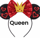 Queen Character Ears Headband Mouse Ears Dress Up Character Ears