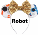 Robot Character Ears Headband Mouse Ears Dress Up Character Ears