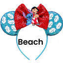 Beach Character Ears Headband Mouse Ears Dress Up Character Ears