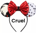 Cruel Character Ears Headband Mouse Ears Dress Up Character Ears