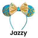 Jazzy Character Ears Headband Mouse Ears Dress Up Character Ears