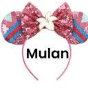 Mulan Character Ears Headband Mouse Ears Dress Up Character Ears