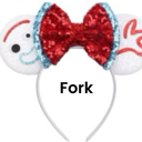 Fork Character Ears Headband Mouse Ears Dress Up Character Ears