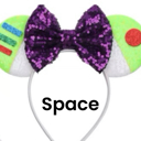 Space Character Ears Headband Mouse Ears Dress Up Character Ears