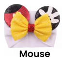  Character Ear Infant Wrap Headband Ears Mouse Ears 