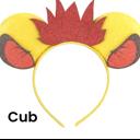 Cub Character Ears Headband Mouse Ears Dress Up Character Ears