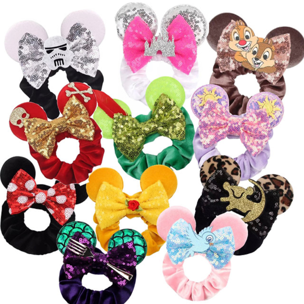 Mouse Ears | Multiple Styles | Theme Park Merch | Character Ears | Scrunchies | Mouse Ears | Theme Park Ears