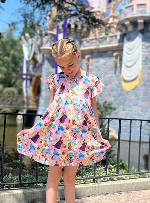 Character Theme Park Dress | Multiple Styles | Theme Park Merch | Princess | Graphic Dress Play Dress Soft Summer Dress Print Dress Princess Dress 