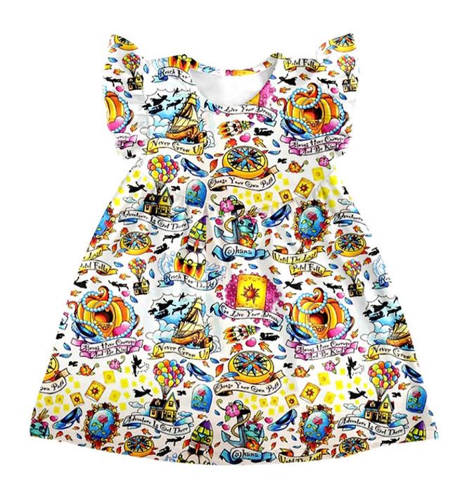 Character Theme Park Dress | Multiple Styles | Theme Park Merch | Princess | Graphic Dress Play Dress Soft Summer Dress Print Dress Princess Dress 