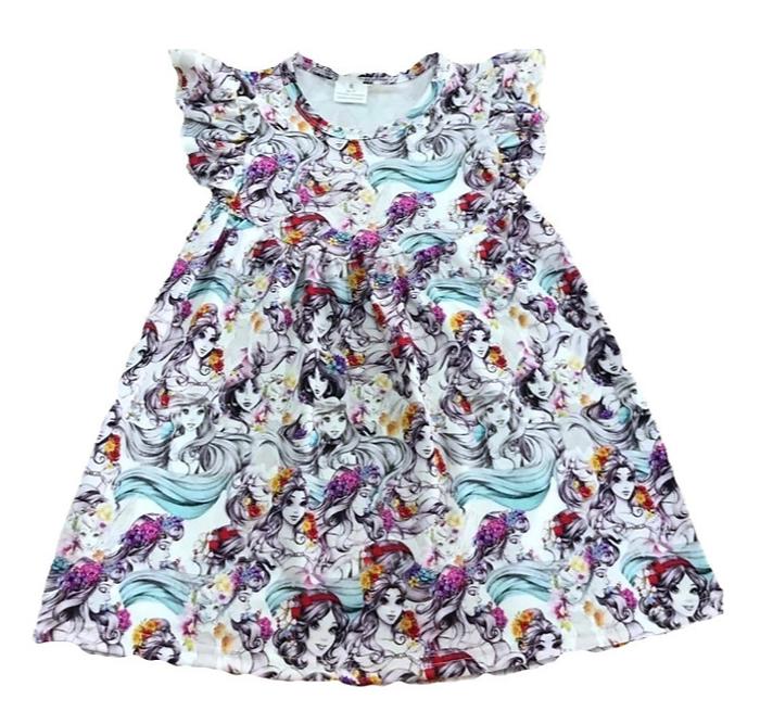 Character Theme Park Dress | Multiple Styles | Theme Park Merch | Princess | Graphic Dress Play Dress Soft Summer Dress Print Dress Princess Dress 