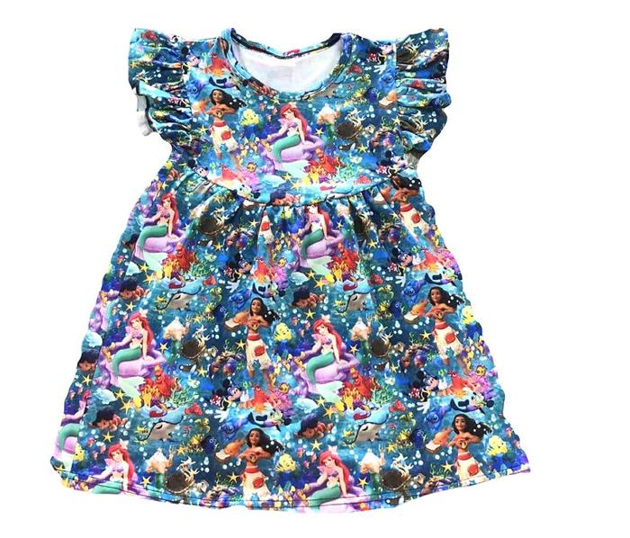 Character Theme Park Dress | Multiple Styles | Theme Park Merch | Princess | Graphic Dress Play Dress Soft Summer Dress Print Dress Princess Dress 