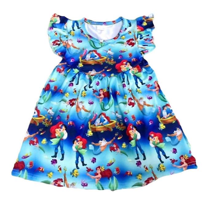 Character Theme Park Dress | Multiple Styles | Theme Park Merch | Princess | Graphic Dress Play Dress Soft Summer Dress Print Dress Princess Dress 