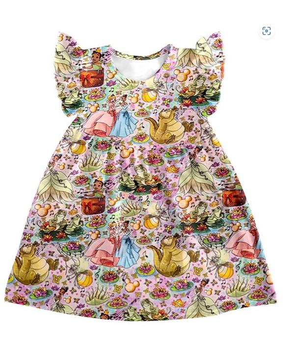 Character Theme Park Dress | Multiple Styles | Theme Park Merch | Princess | Graphic Dress Play Dress Soft Summer Dress Print Dress Princess Dress 