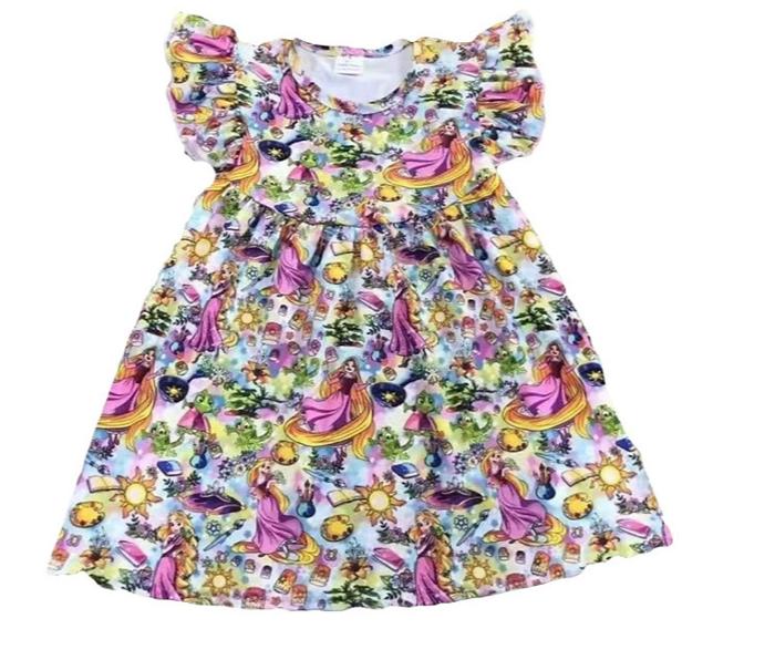 Character Theme Park Dress | Multiple Styles | Theme Park Merch | Princess | Graphic Dress Play Dress Soft Summer Dress Print Dress Princess Dress 