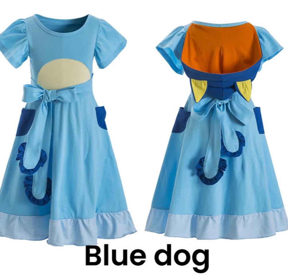 Blue Character Dresses Play Dress Costume Kids Dresses Dress Up Pretend Play