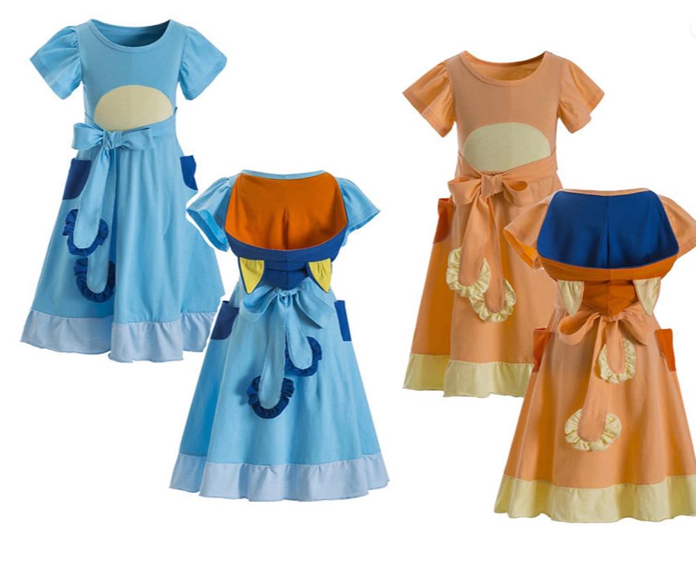 Blue Character Dresses Play Dress Costume Kids Dresses Dress Up Pretend Play