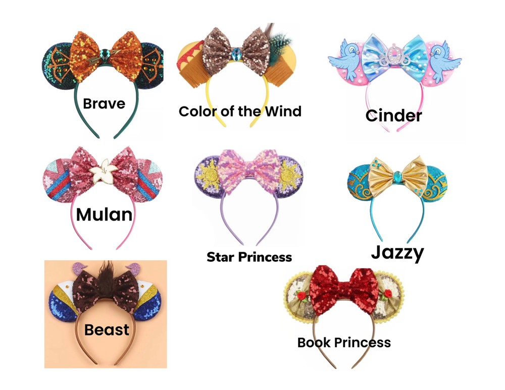 Character Ears Headband Mouse Ears Dress Up Character Ears