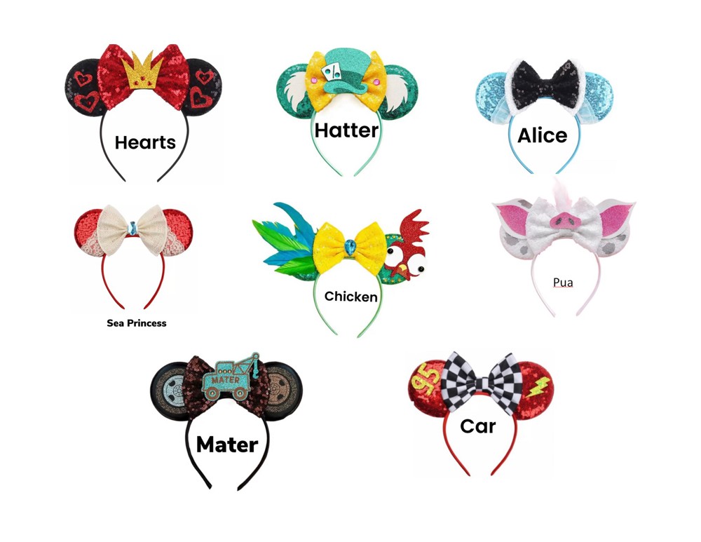 Character Ears Headband Mouse Ears Dress Up Character Ears