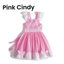 Pink Cindy 4 Princess Character Dresses Play Dress Costume Kids Dresses Dress Up Pretend Play