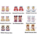  Princess Earrings Acrylic Earrings Character Earrings Clasp Earrings