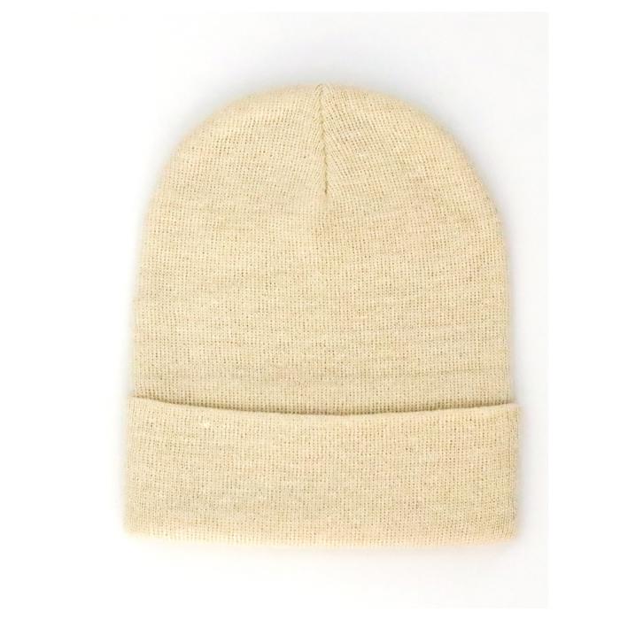 Customized Leatherette Patch Beanie