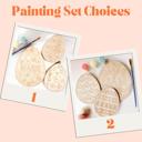  Personalized Easter Egg Painting Set & Custom Basket Tag