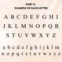  Personalized Journal  -  Custom Name Notebook - Choose from 5 different fonts! 