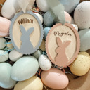  Scalloped Easter Egg Basket Tag