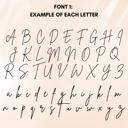  Personalized Journal  -  Custom Name Notebook - Choose from 5 different fonts! 