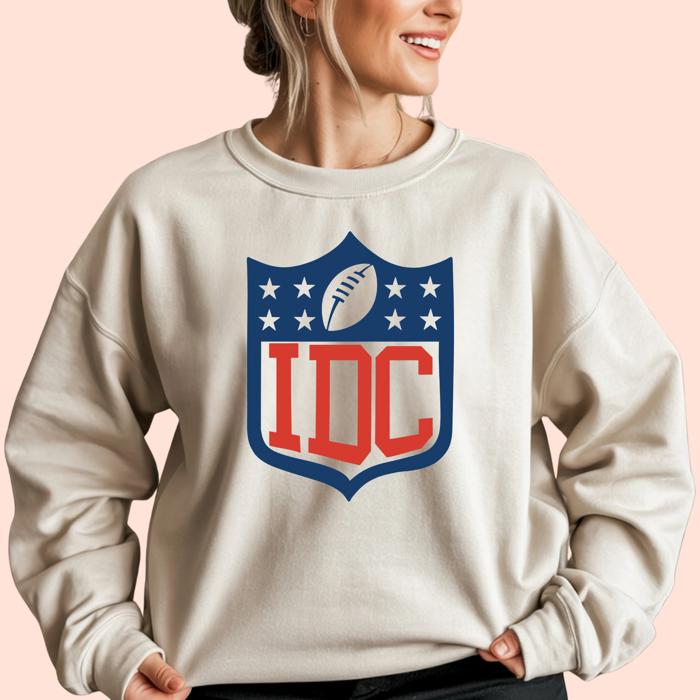 I Don't Care IDC Funny  Superbowl Sweatshirt