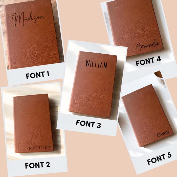 Personalized Journal - Graduation Gift - Engraved Leather Journal - Custom Notebook