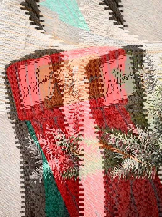 Personalized Knit Christmas Stockings