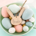  Personalized Easter Egg Painting Set & Custom Basket Tag