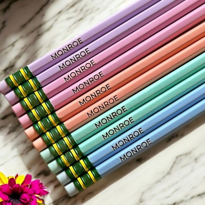 Personalized Pencils- Perfect for Back to School - Set of 10
