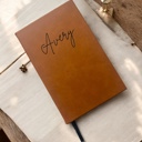  Personalized Journal  -  Custom Name Notebook - Choose from 5 different fonts! 