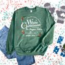  “White Christmas” Holiday Movie Sweatshirt – Vintage-Inspired Nostalgia