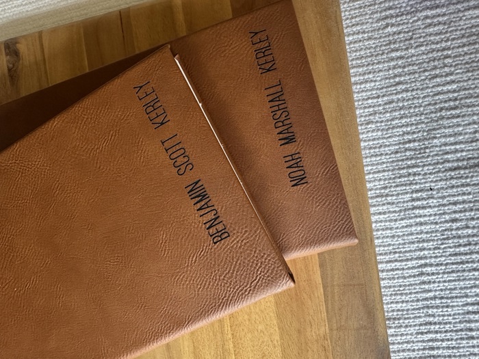 Personalized Journal  -  Custom Name Notebook - Choose from 5 different fonts! 