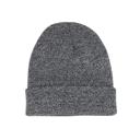 Marled Black Black Custom Personalized Patch Beanie