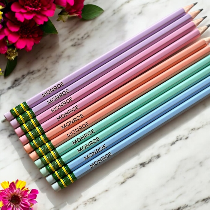 Personalized Pencils- Perfect for Back to School - Set of 10