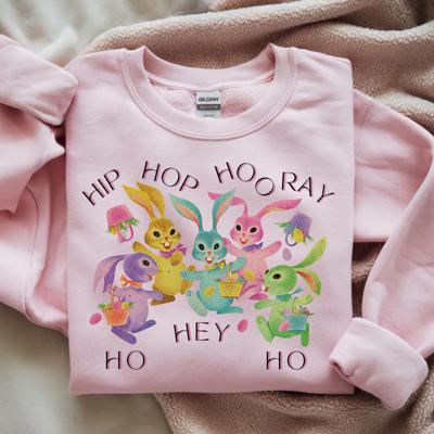 Vintage Inspired Easter Spring Tees and Sweatshirts