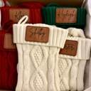  Personalized Knit Christmas Stockings