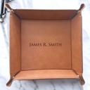  Custom Vegan Leather Organizer Valet Tray, Personalized Catch All Tray, By the door caddy