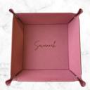  Custom Vegan Leather Organizer Valet Tray, Personalized Catch All Tray, By the door caddy