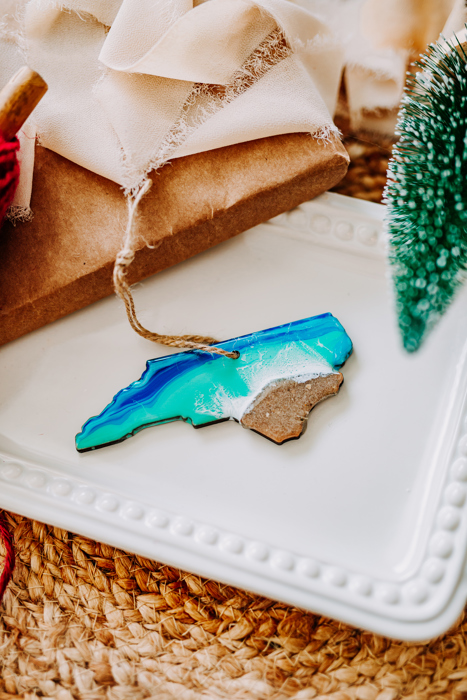 North Carolina Beach Christmas Ornament