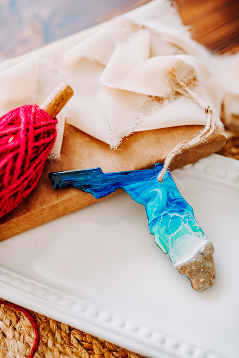 Florida Beach Christmas Ornament