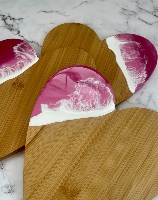 Valentine’s Day Pink Charcuterie Board, Galentines Day Cheese Board Gift