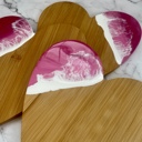  Valentine’s Day Pink Charcuterie Board, Galentines Day Cheese Board Gift